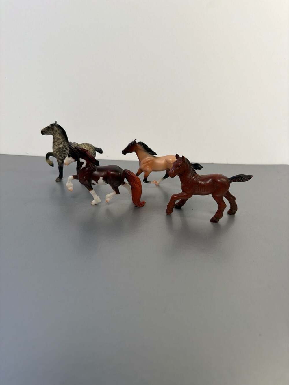 Breyer Stablemates Horse Figurine Lot of 4 G2 Molds - Andalusian, Morgan, Thorou